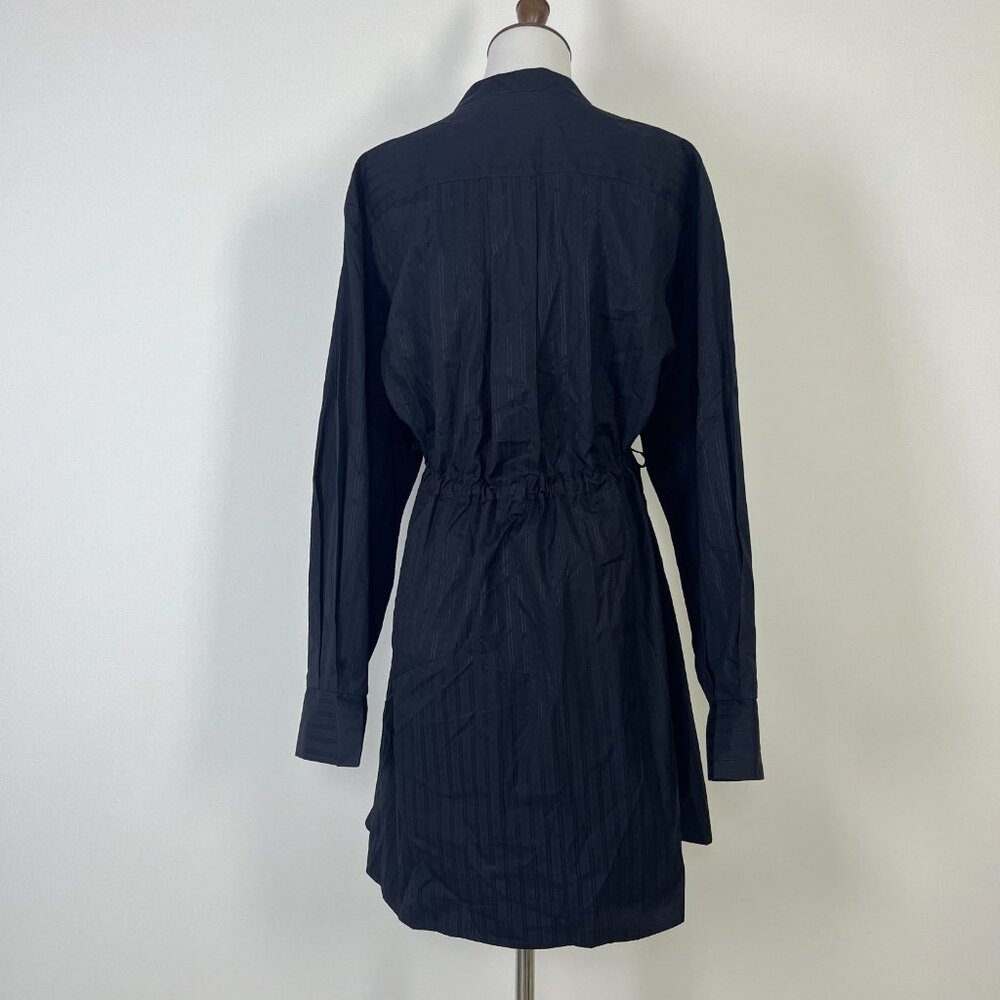 NWOT SEE BY CHLOÉ Long Sleeve Mini Shirt Dress Black Size 38 - Picture 7 of 12